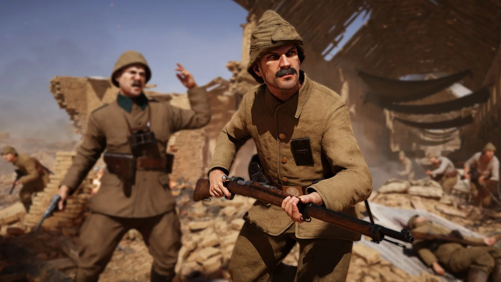 Sbarco sulla spiaggia in Gallipoli, screenshot ufficiale del gioco